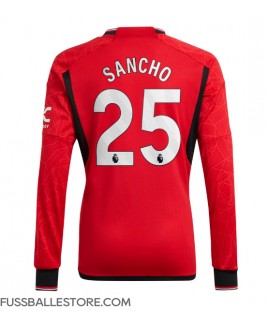 Günstige Manchester United Jadon Sancho #25 Heimtrikot 2023-24 Langarm
